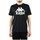 Textiel Heren T-shirts korte mouwen Kappa Caspar Tshirt Zwart