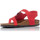 Schoenen Dames Sandalen / Open schoenen Interbios BASKETS  7162 Rood