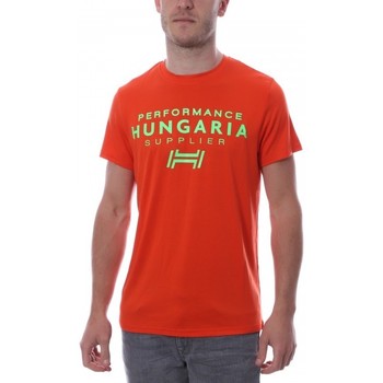 Textiel Heren T-shirts korte mouwen Hungaria  Orange