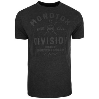 Textiel Heren T-shirts korte mouwen Monotox Division Zwart