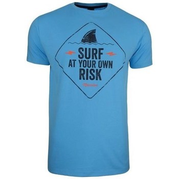 Textiel Heren T-shirts korte mouwen Monotox Surf Risk Blauw