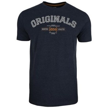 Textiel Heren T-shirts korte mouwen Monotox Originals College Marine