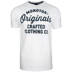 Textiel Heren T-shirts korte mouwen Monotox Originals Crafted Wit
