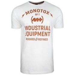 Textiel Heren T-shirts korte mouwen Monotox Industrial Wit