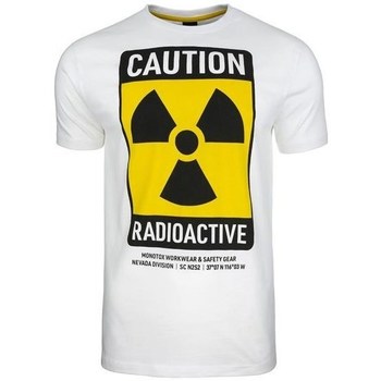 Textiel Heren T-shirts korte mouwen Monotox Radioactive Jaune, Blanc