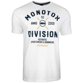 Textiel Heren T-shirts korte mouwen Monotox Division Wit