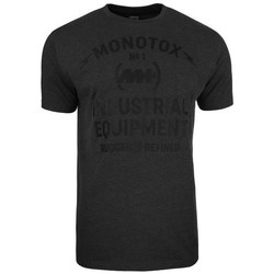 Textiel Heren T-shirts korte mouwen Monotox Industrial Zwart