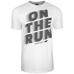 Textiel Heren T-shirts korte mouwen Monotox ON The Run Gris, Blanc