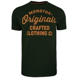 Textiel Heren T-shirts korte mouwen Monotox Originals Crafted Zwart
