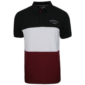 Textiel Heren T-shirts korte mouwen Monotox Polo College Blanc, Noir, Bordeaux
