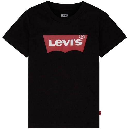 Textiel Meisjes T-shirts korte mouwen Levi's 151249 Zwart