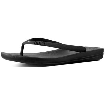 Schoenen Heren Slippers FitFlop MEN'S iQUSHION TM ERGONOMIC FLIP-FLOPS BLACK CO BLACK CO
