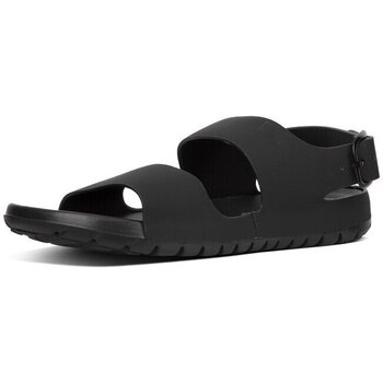 Schoenen Heren Sandalen / Open schoenen FitFlop LIDO TM BACK-STRAP SANDALS IN NEOPRENE BLACK Zwart