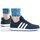 Schoenen Kinderen Lage sneakers adidas Originals VS Switch 3 K Blanc, Bleu marine, Bleu