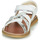 Schoenen Meisjes Sandalen / Open schoenen GBB SUMY Wit / Zilver