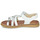 Schoenen Meisjes Sandalen / Open schoenen GBB SUMY Wit / Zilver