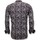 Textiel Heren Overhemden lange mouwen Tony Backer Luxe Blouse Digitale Print Brown