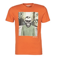 Textiel Heren T-shirts korte mouwen Jack & Jones JORSKULLING Orange
