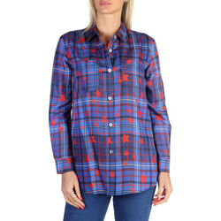 Textiel Dames Overhemden Tommy Hilfiger - ww0ww20742 Blauw