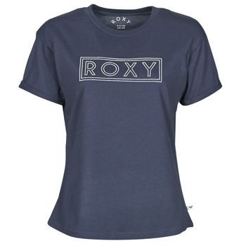 Textiel Dames T-shirts korte mouwen Roxy EPIC AFTERNOON WORD Marine