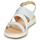 Schoenen Meisjes Sandalen / Open schoenen Geox J SANDAL REBECCA GIR Wit / Zilver