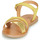 Schoenen Meisjes Sandalen / Open schoenen Geox J SANDAL EOLIE GIRL Geel / Goud