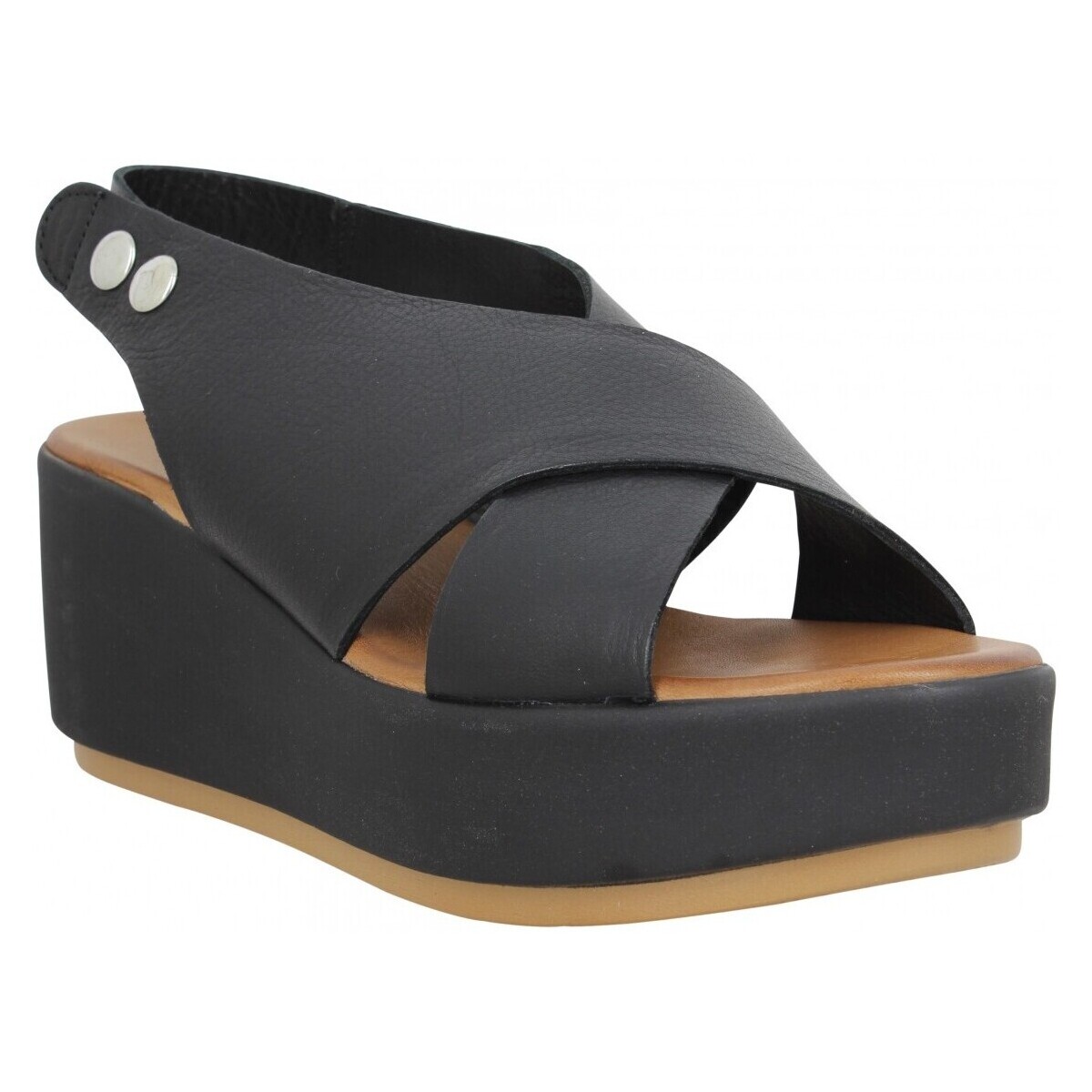 Schoenen Dames Sandalen / Open schoenen Inuovo 12303 Cuir Femme Noir Zwart