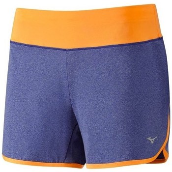 Textiel Dames Korte broeken Mizuno Active Short Orange, Bleu