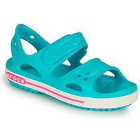 Schoenen Kinderen Sandalen / Open schoenen Crocs CROCBAND II SANDAL PS Blauw / Roze
