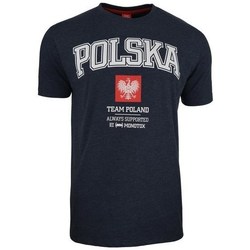 Textiel Heren T-shirts korte mouwen Monotox Polska Graphite, Blanc