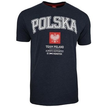 Textiel Heren T-shirts korte mouwen Monotox Polska Blanc, Graphite