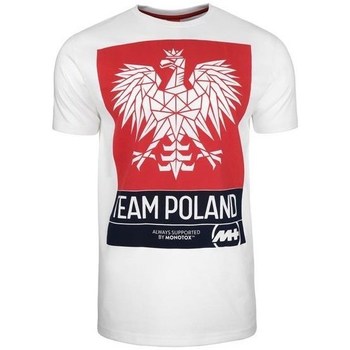 Textiel Heren T-shirts korte mouwen Monotox Eagle Stamp Blanc, Noir, Rouge