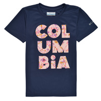 Textiel Meisjes T-shirts korte mouwen Columbia PETIT POND GRAPHIC Marine