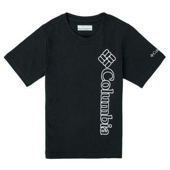 Textiel Jongens T-shirts korte mouwen Columbia HAPPY HILLS GRAPHIC Zwart