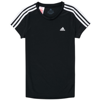 Textiel Meisjes T-shirts korte mouwen adidas Performance G 3S T Zwart