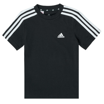 Textiel Jongens T-shirts korte mouwen adidas Performance B 3S T Zwart