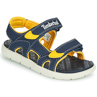 Schoenen Kinderen Sandalen / Open schoenen Timberland PERKINS ROW 2-STRAP Blauw / Geel