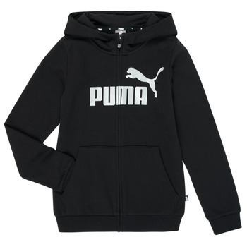 Textiel Meisjes Sweaters / Sweatshirts Puma ESS FZ HOODY Zwart