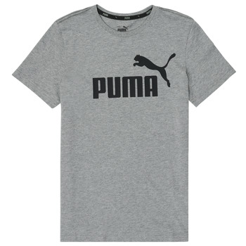 Textiel Jongens T-shirts korte mouwen Puma ESSENTIAL LOGO TEE Grijs