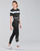 Textiel Dames T-shirts korte mouwen Emporio Armani EA7 3KTT05-TJ9ZZ-1200 Zwart / Wit