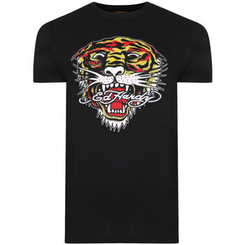 Textiel Heren T-shirts korte mouwen Ed Hardy - Mt-tiger t-shirt Zwart