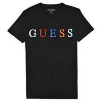 Textiel Jongens T-shirts korte mouwen Guess H1RJ04-K8HM0-BLK Zwart