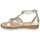 Schoenen Meisjes Sandalen / Open schoenen Acebo's 9895GE-PLATINO-J Goud
