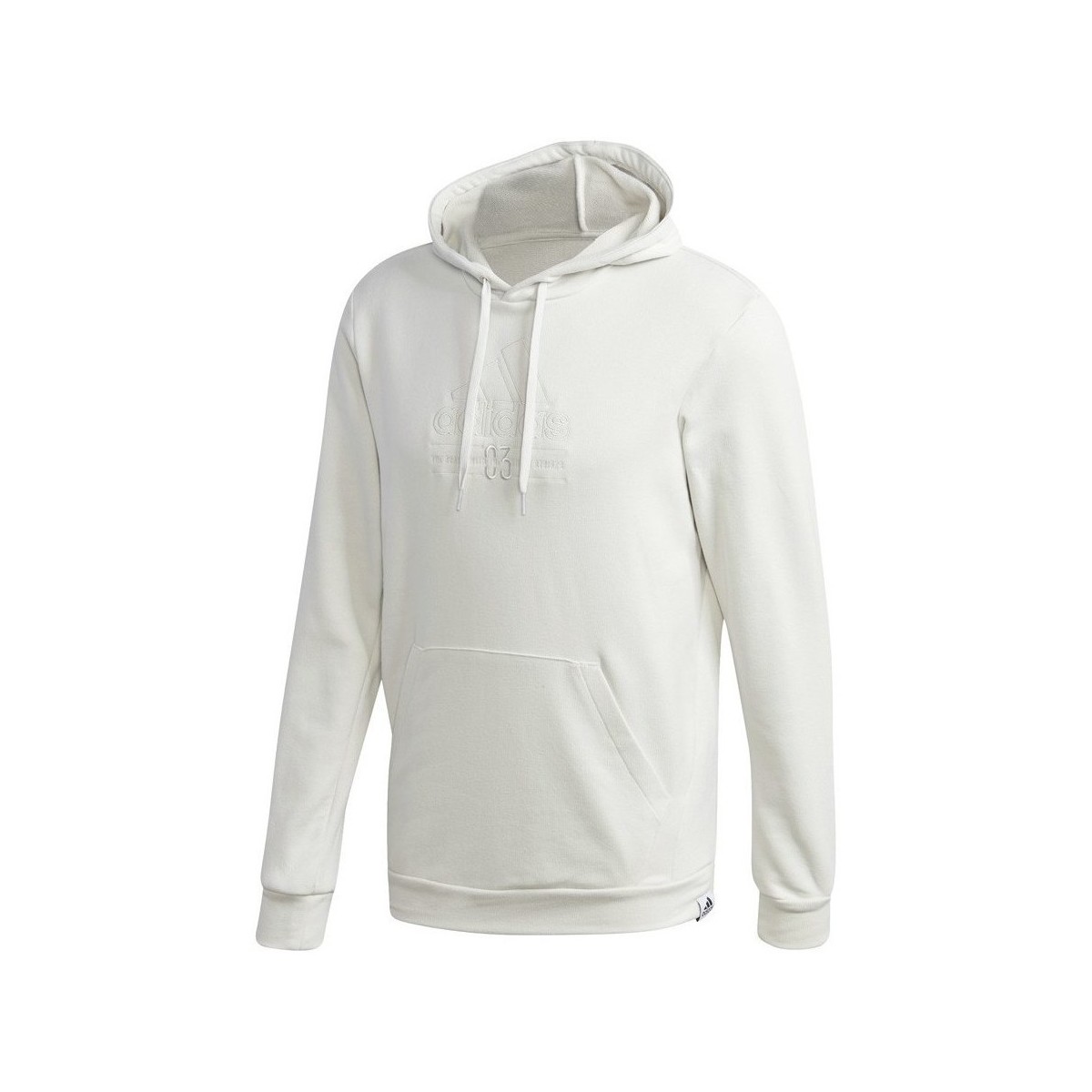 Textiel Heren Sweaters / Sweatshirts adidas Originals Brilliant Basics Hooded Wit