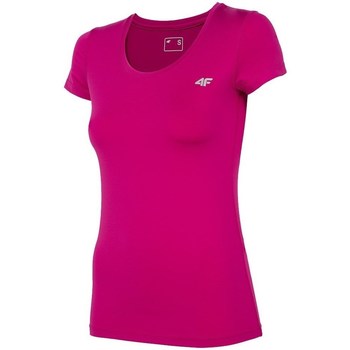 Textiel Dames T-shirts korte mouwen 4F TSDF002 Roze