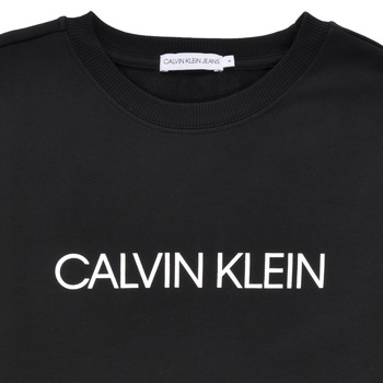 Calvin Klein Jeans INSTITUTIONAL LOGO SWEATSHIRT Zwart