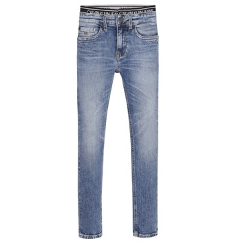 Textiel Jongens Skinny Jeans Calvin Klein Jeans SKINNY VINTAGE LIGHT BLUE Blauw