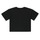 Textiel Meisjes T-shirts korte mouwen Calvin Klein Jeans CK REPEAT FOIL BOXY T-SHIRT Zwart