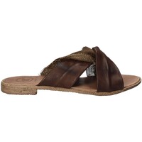 Schoenen Dames Leren slippers 18+ 6113 Brown
