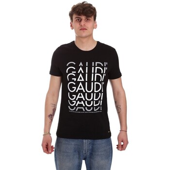 Textiel Heren T-shirts & Polo’s Gaudi 011BU64068 Zwart